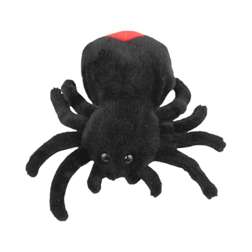 Ungtyb Soft Stuffed Animal, Interactive Cat Toys, Simulated Spider Cat Kicking Toy, Durable Cat Plush Kicking Toys 10.24 x 8.27 x 3.54 Inches for All Breeds of Cats, Pets (Black) von Ungtyb