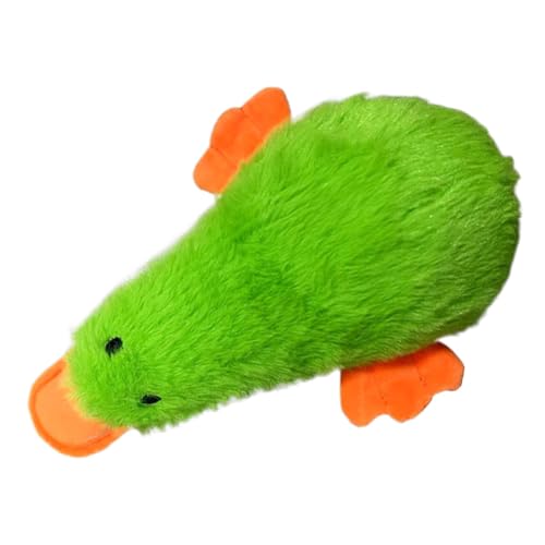 Ungtyb Squeaky Dog Chew Toy, Plush Stuffed Duck, Wear Resistant Plush, Durable Squeaker, Small Puppy Toy, Ideal for Familes, Pet Lovers, Interactive Playtime von Ungtyb