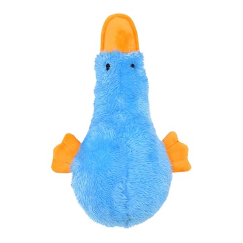 Ungtyb Squeaky Dog Chew Toy, Plush Stuffed Duck, Wear Resistant Plush, Durable Squeaker, Small Puppy Toy, Ideal for Familes, Pet Lovers, Interactive Playtime von Ungtyb