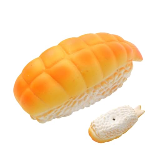 Ungtyb Squeaky Puppy Chew Toy, Sushi Themed Pet Training Tool, Latex Interactive Plays Small Size Makes It Easy for Puppies and Small Dogs to Carry, for Dogs 2.95x1.18 Inches von Ungtyb