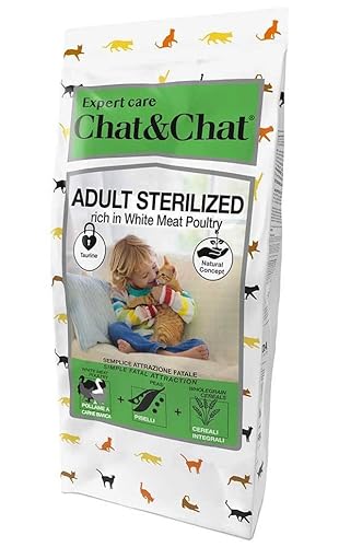 Chat & Chat STERILIZED Weißes Fleisch 2kg von Unica Natura