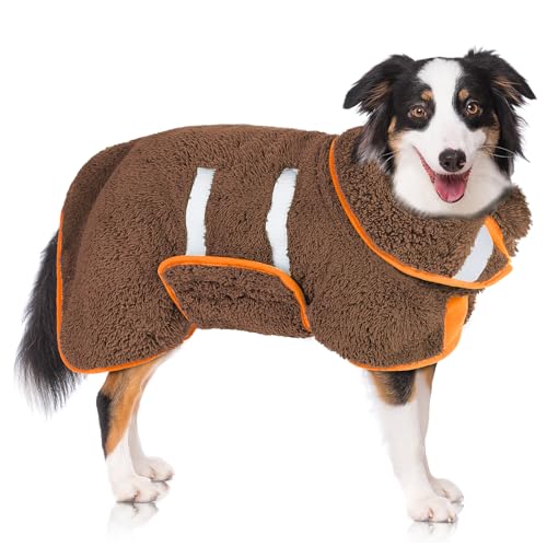 Supersaugfähiger PetGear Hunde-Bademantel zum Trocknen von Hunden – weiches Hundehandtuch – Warner Bros verstellbarer Trockenmantel für nach dem Baden – S-XXL Supersaugfähiger PetGear Hunde-Bademantel zum Trocknen von Hunden – weiches Hundehandtuch – Warner Bros verstellbarer Trockenmantel für nach dem Baden – S-XXL von Unicorn Catcher