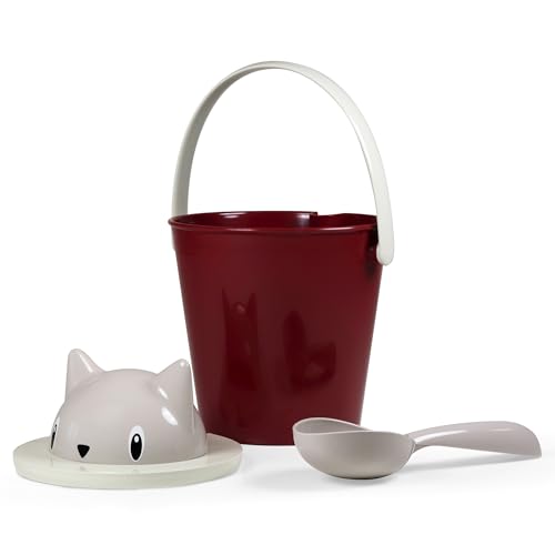 United Pets Crick Behälter für Katzenfutter, Made in Italy, Bordeaux/Grau, einschließlich Futterschaufel, Designer: Stefano Giovannoni. Katzenfutterbehälter - Einheitsgröße United Pets Crick Behälter für Katzenfutter, Made in Italy, Bordeaux/Grau, einschließlich Futterschaufel, Designer: Stefano Giovannoni. Katzenfutterbehälter - Einheitsgröße von United Pets