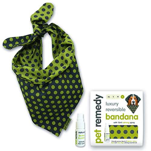 Universal Pet Remedy Bandana-Set zur Beruhigung, Größe L von Pet Remedy