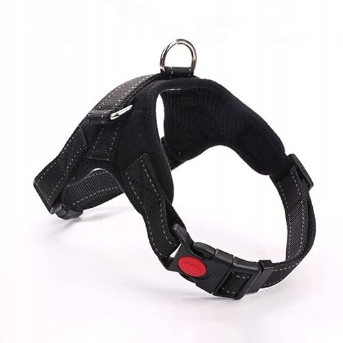 UNIZOO |Hundegeschirr mittelgroße Hunde | Dog Harness | Robustes Geschirr für Hunde | Atmungsaktives Material | Verstellbarer Gurt | Größe (Schwarz, S) von UNIZOO