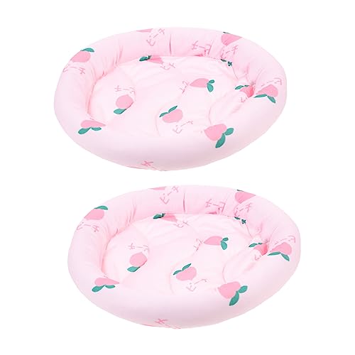 Unomor 2St Hamster Pad Haustiermatte Hamster Schlafmatte Igelbettwäsche Kühlkissen für Hamster Chinchilla-Spielzeug hundebett Hamster-Schlafmatte Bodenbelag für kleine Haustiere Eisseide von Unomor