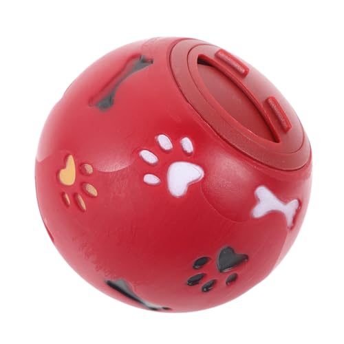 Unomor 3St Hund leckt Futter Spielzeug Interactive Dog Toys Dog chew Toy Leckerli-Spielzeug für Hunde interaktiv Spielzeuge Haustier undichtes Lebensmittelspielzeug Trainingsmaterial rot von Unomor