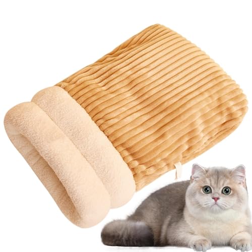 Cat Bed Cave Indoor Cats, Pet Warm Nest, Cozy Pet Bed Heated Pet Nest Pet Sleeping Bag Warm Pet Blanket Insulated Pet Bed Pet Comfort Nest Pet Hideaway Soft Pet Nest von Uonguon