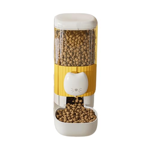 Cat Food Dispenser, Automatic Pet Feeder, Cage Pet Feeder, Cage-Mounted Feeding Bowls for Cats, Puppies, Kittens, (3.78x7.48x8.66in / 3.7x7.32x8.9in), ABS von Uonguon