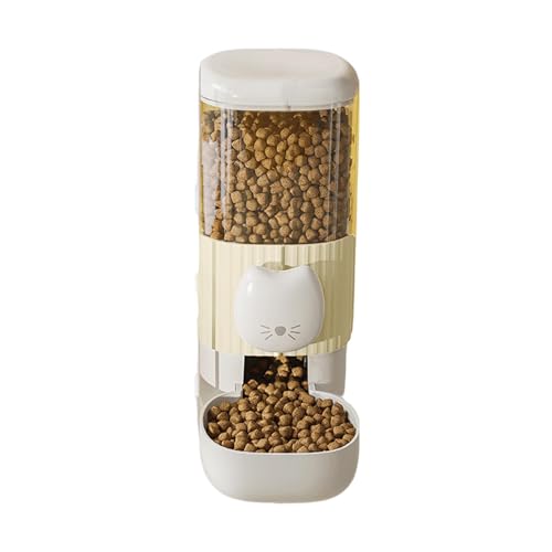 Cat Food Dispenser, Automatic Pet Feeder, Cage Pet Feeder, Cage-Mounted Feeding Bowls for Cats, Puppies, Kittens, (3.78x7.48x8.66in / 3.7x7.32x8.9in), ABS von Uonguon