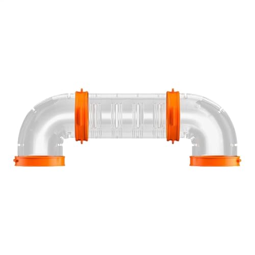 Hamster Tunnel Tube Playground, Small Animal Exercise Pipes & Tubes, Fun Modular Playground Tunnel House for Hamsters, Gerbils, Mice, and Other Pets, 10.43x3.54x2.36 Inches von Uonguon