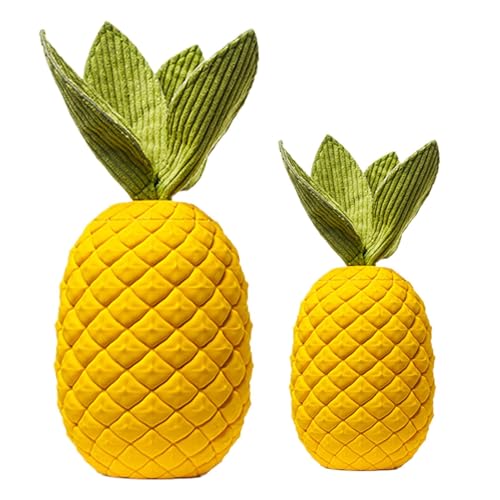 Indestructible Dog Toy, Dog Chew Toy, Pineapple Dog Toy, Natural Rubber Toy, Squeaky Dogs Toy, Tough Dogs Toys, Puzzle Dogs Toys, Treat Dispensing Toys, Dogs Toys Squeaky, Rubber Dogs Chew von Uonguon