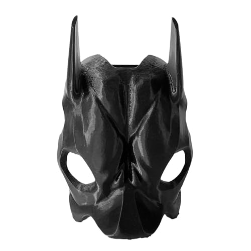 Portable 3D Printed Cat Face Cover, Fun Halloween Pet Costume, Dog Face Masks for Cosplay, Unique Cat Bat Accessories for Parties, Great for Role Play and Halloween Celebrations von Uonguon