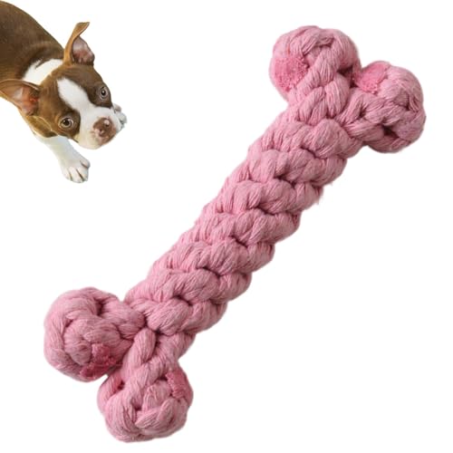 Uonguon Dog Teething Toy, Cotton Bone Trinket, Pet Biting Plaything, Sturdy Material, Teeth Cleaning Design, 6.1 Inches, Ideal for Aggressive Chewers, Dogs, and Cats Entertainment von Uonguon