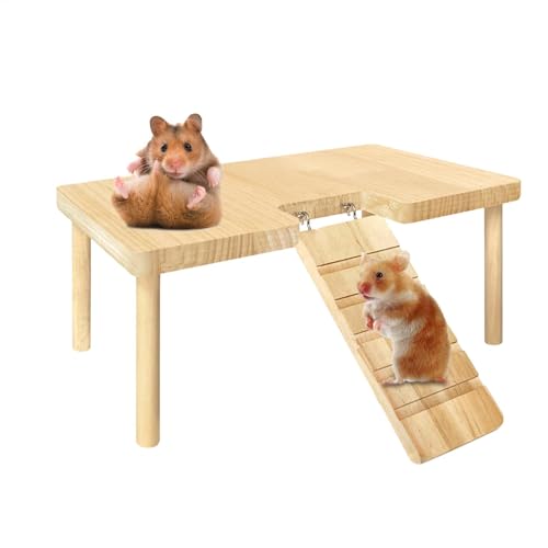 Uonguon Hamster House Ladder, Climbing Staircase, Small Pets, Pet Gerbil, Mice Cage, (12.6x9.06x5.31 Inches), Perfect for Providing Mounting Fun and Exercise von Uonguon