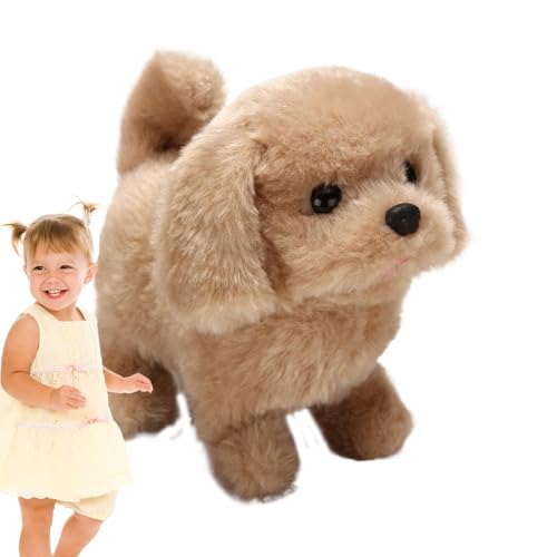 Walking Dog Toy, Electronic Walking Dog, Interactive Animated Dog Toy, Walking Puppy Toy, Plush Walking Dog, Barking Walking Dog, Walking Tail Wagging Dog, Walking Toy for Kids, von Uonguon