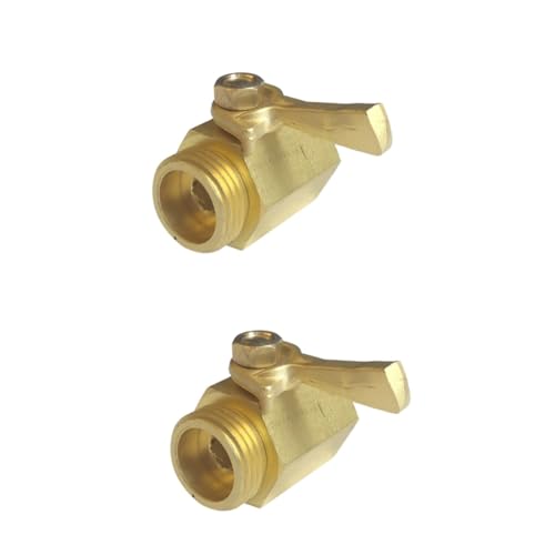 Uonlytech 2st Toilettenanschlussschlauch Wasserhahnschlauch Toilettenschlauch Wasserschlauch-absperrventil Metallschlauch Toilettenabsperrventil Bewässerungsrohr Adapter Schmetterling von Uonlytech