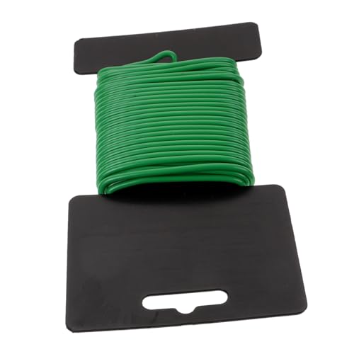 Uonlytech Kabelbinder Für Den Garten Clip-Krawatten Haken Drehbinder Für Pflanzen Twist Schwenken Schleife Streifenbildung Stringer Binden Korb Bausatz Bieger Schlauch Eisendraht Green von Uonlytech