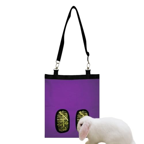 Uoqpty Heusack - 2 Öffnungen Kleintier Heuspender - 600D Oxford-Stoff Heu Organizer Für Fütterungskäfig Hamster Und Nagetiere Uoqpty Heusack - 2 Öffnungen Kleintier Heuspender - 600D Oxford-Stoff Heu Organizer Für Fütterungskäfig Hamster Und Nagetiere von Uoqpty