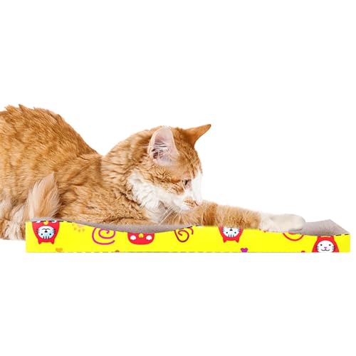 Uoqpty Katzenkratzer - Katzenkratzbrett Pad für Indoor-Katzen - Verschleißfestes Katzenkratz-Lounge-Bett-Spielzeug für Indoor-Katzen, kleine Kätzchen, die schlafen spielen von Uoqpty