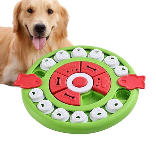 Uoqpty Leckerli-Spender für Hunde, interaktives Spielzeug, Hunde-Puzzle-Futterspender - Interaktives Hundefutter-Puzzle,Tragbares Futterspielzeug, Anti-Erstickungs-Haustierzubehör, von Uoqpty