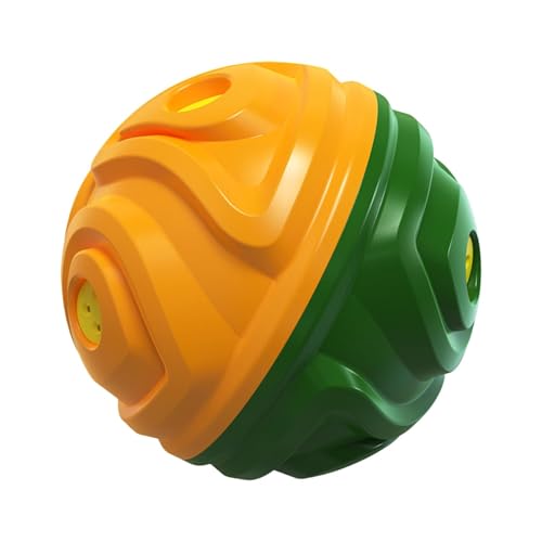 Uoqpty Quietschende Hundespielzeugkugel, Kauen Spielzeug für Hund, Kreatives Haustier Welpe Harter Teether Ball, Hundekauspielzeug für Zuhause, Innenräume, Außenberufe, Hof von Uoqpty