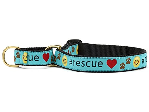 Bis Country # Rescue Martingale Hundehalsband, Large, blau von Up Country