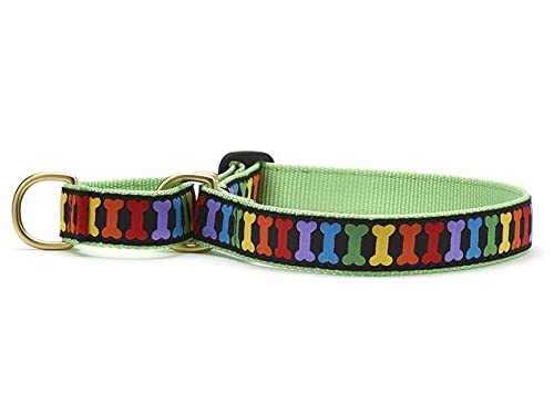 Bis Country rainbones Martingale Hundehalsband, Large, schwarz von Up Country