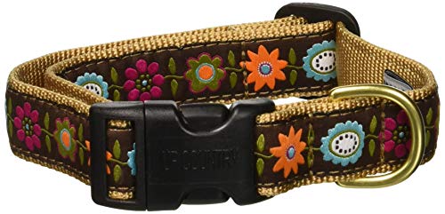 Up Country BEF-C-L Bella Floral Hundehalsband, Breit 1 inch, L von Up Country