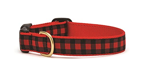 Up Country Buffalo Hundehalsband, kariert, Größe XXL (53,3 bis 68,9 cm), Breite 2,5 cm von Up Country