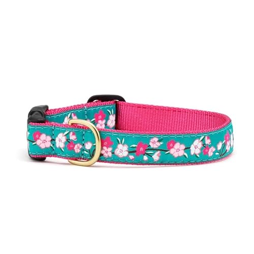 Up Country Dog Collars Cherry Blossoms Collar Hundehalsband M von Up Country