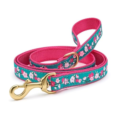 Up Country Dog Collars Cherry Blossoms Lead Hundeleine Wide von Up Country