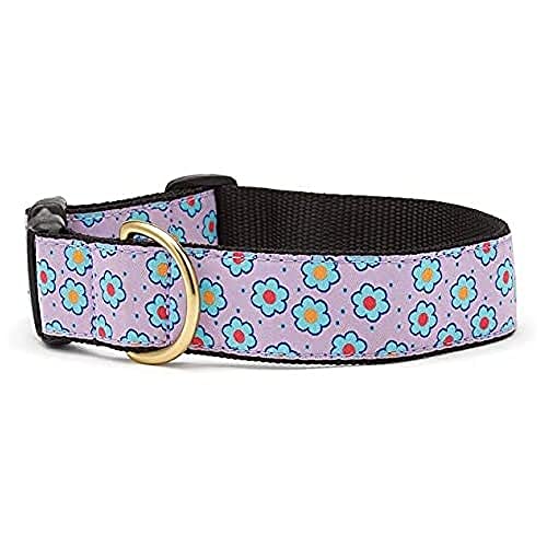 Up Country FLF-C-M Flower Field Hundehalsband, Breit 1", M von Up Country