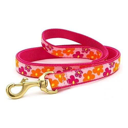 Up Country FLO-L-W Flower Power Hundeleine, Breit 1 inch von Up Country