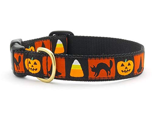 Up Country Halloween-Hundehalsband, Größe M, 30,5 bis 45,7 cm, schmale Breite von Up Country