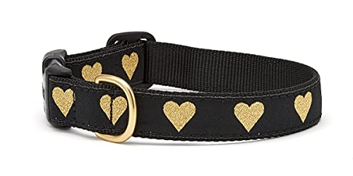 Up Country Hog-C-L Heart of Gold Hundehalsband L Breit (1") von Up Country