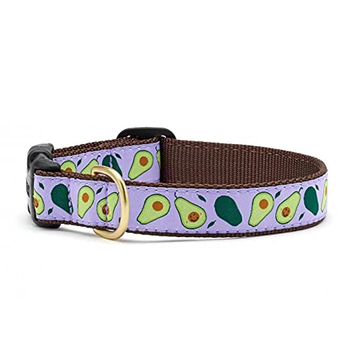 Up Country Hundehalsbänder und Leinen mit Avocado-Muster, Größe XL (45,7 bis 61 cm), 2,5 cm breit von Up Country