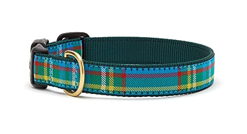 Up Country Kendall Hundehalsband, kariert, Größe M (30,5 - 45,7 cm), 1,6 cm schmale Breite von Up Country