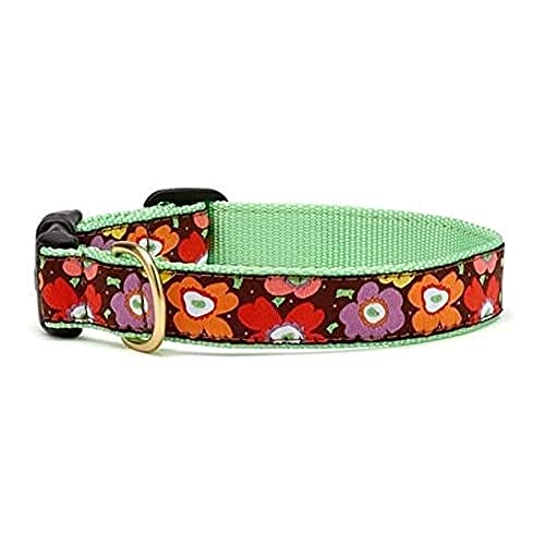 Up Country MOD-C-M Floral Hundehalsband, Breit 1", M von Up Country