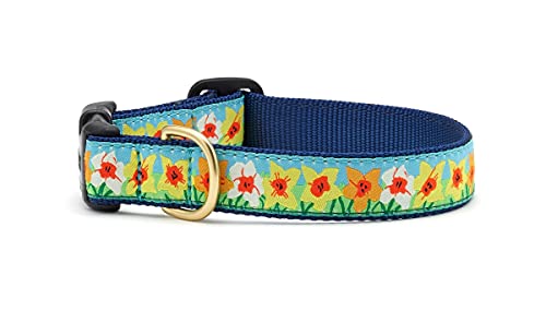 Up Country Narzissen-Hundehalsband, Größe XXL (53,3 bis 68,6 cm), 2,5 cm breit von Up Country