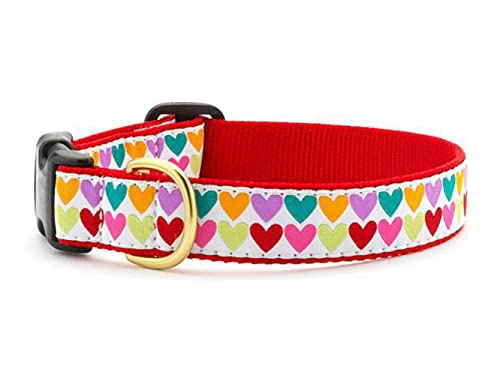 Up Country PHT-C-S Pop Hearts Hundehalsband, Schmal 5/8 inch, S von Up Country