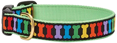 Up Country RAI-C-S Rainbones Hundehalsband, Schmal 5/8", S von Up Country