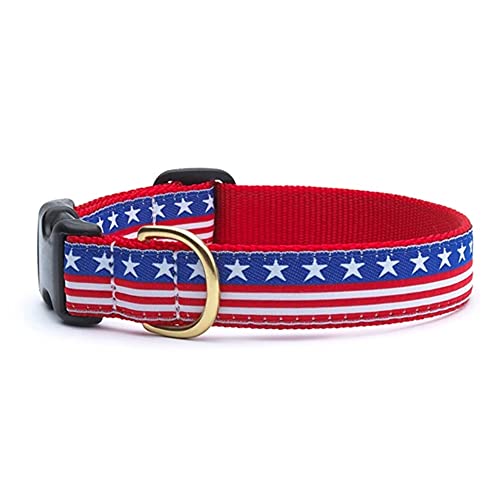 Up Country SST-C-S Stars and Stripes Hundehalsband, Schmal 5/8 inch, S von Up Country