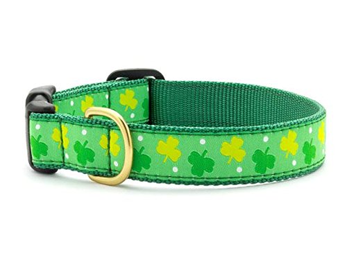 Up Country Shamrock Hundehalsband, 1,6 cm breit, Größe S (22,9 bis 38,1 cm) von Up Country