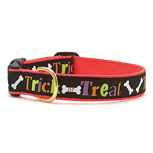 Up Country TOT-C-M Trick or Treat Collar Breit (1 Zoll) Hundehalsband, M von Up Country