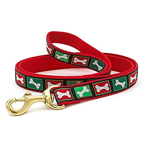 Up Country XBO-L-N Christmas Bones Hundeleine Breit, 1" von Up Country