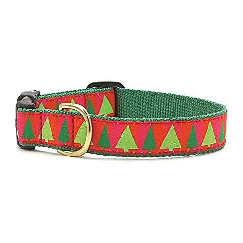 Up Country XTR-C-XS Festive Trees Collar XS Schmal (5/8") Hundehalsband, 200 g von Up Country