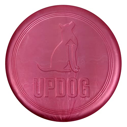 Updog Products Frisbee für Hunde, klein, leicht und langlebig, 15,2 cm, hergestellt in den USA, leuchtende Farben, Rosa von UpDog Products