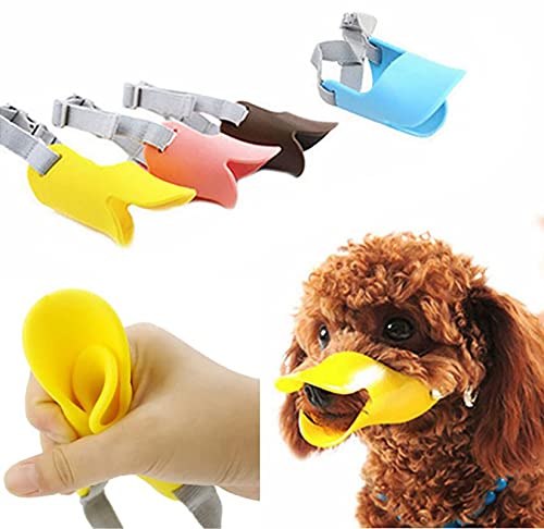 UpTuoLi Hundemaulkorb aus Silikon, gegen Beißen, Entenschnabel, Mundschutz für Hunde, gegen Beschwerden von UpTuoLi