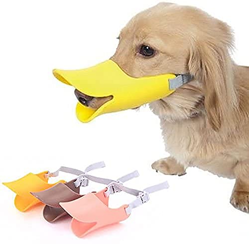 Hundemaulkorb Anti-Biss Silikon Entenschnabel Entenmundform Hund Mundabdeckungen Anti-Called Maulkorb für Welpen Hund von UpTuoLi